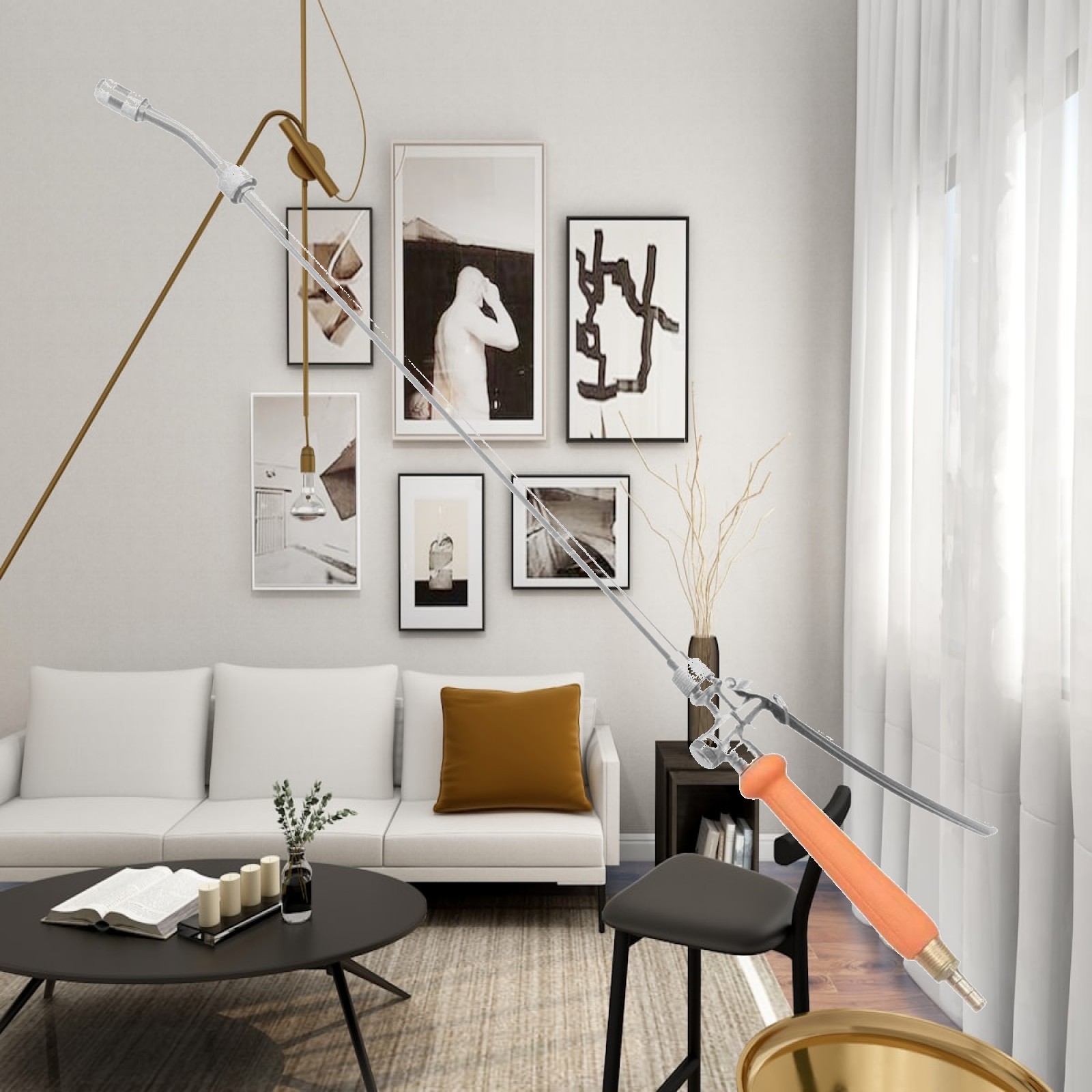 Gardena Hose Comfort - عصا رش للحدائق وتنظيف السيارات بمقبض