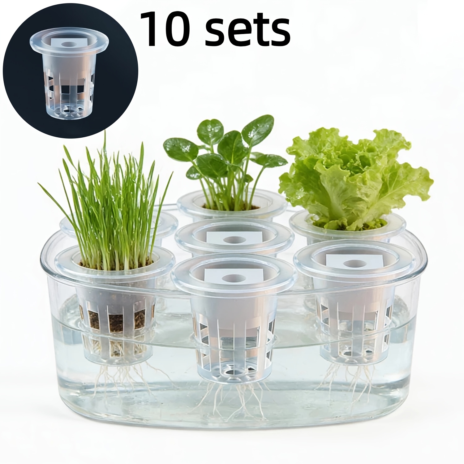 مجموعة سلال زراعة مائية للشتلا - مراجعة Net Pot 3 Inch وسعره