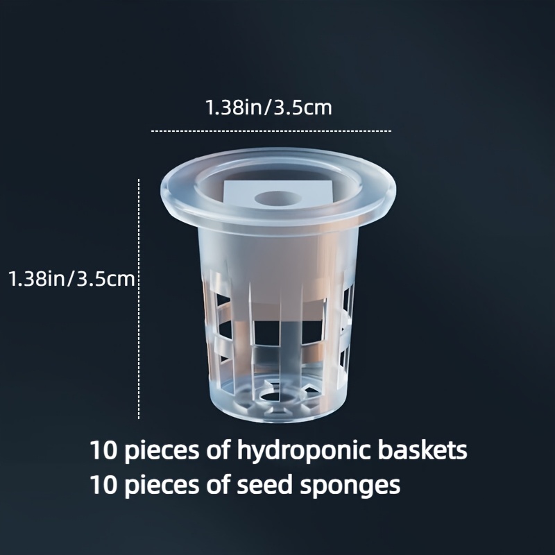 مجموعة سلال زراعة مائية للشتلا - مراجعة Net Pot 3 Inch وسعره