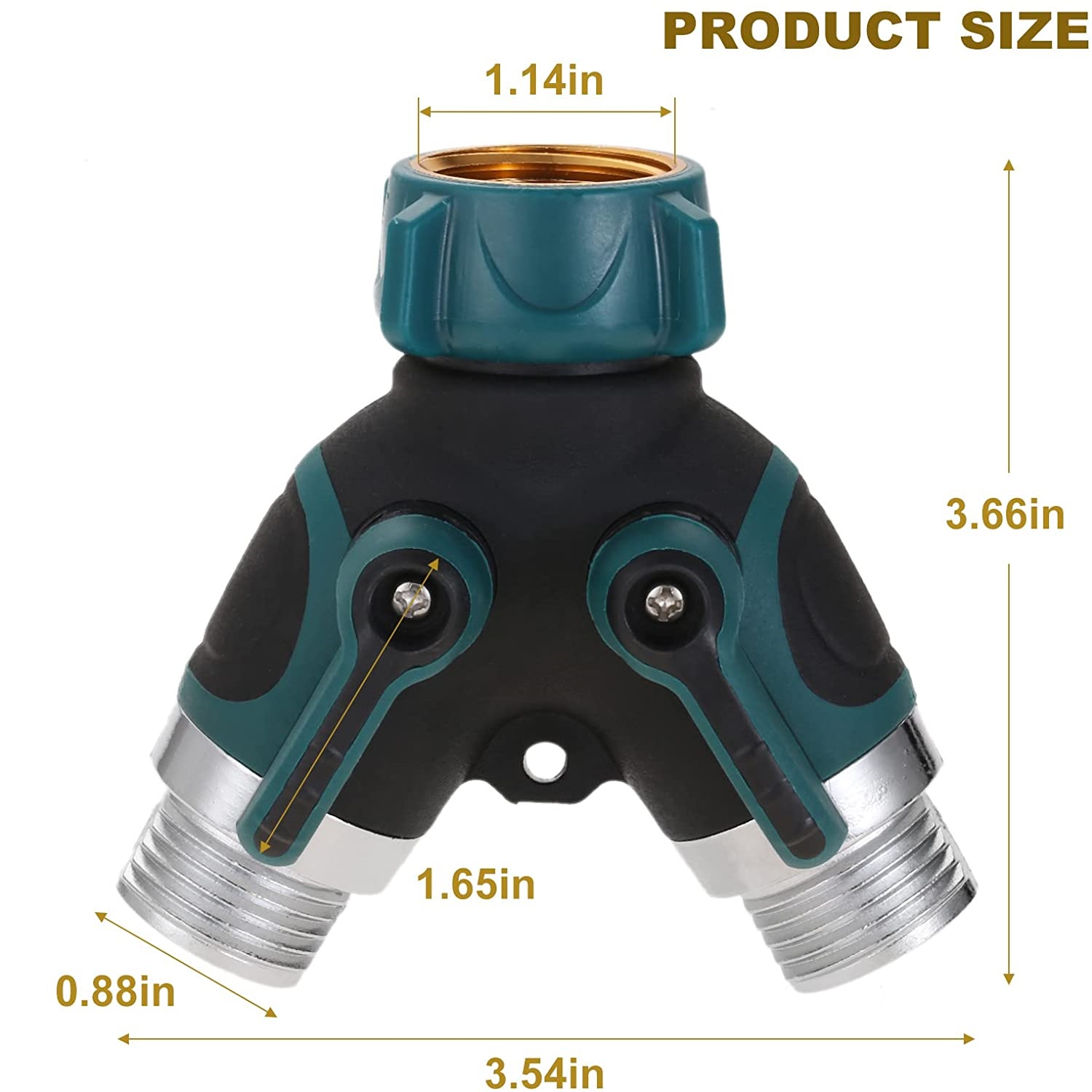 قطعتان من موصلات خراطيم معدنية - مراجعة Gardena Hose Comfort وسعره