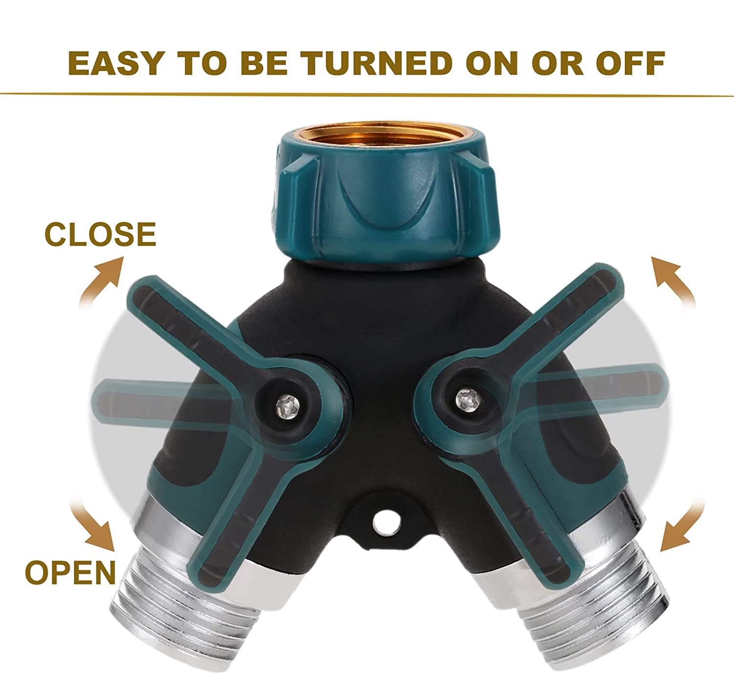 قطعتان من موصلات خراطيم معدنية - مراجعة Gardena Hose Comfort وسعره