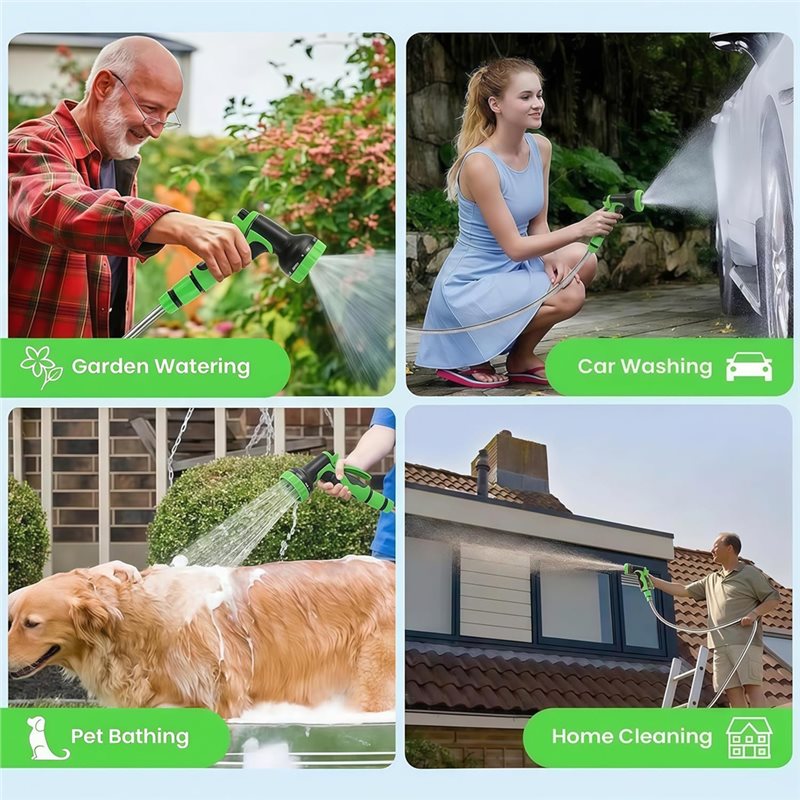 فوهة خرطوم الحديقة A25F مع 10  - مراجعة Gardena Hose Comfort وسعره