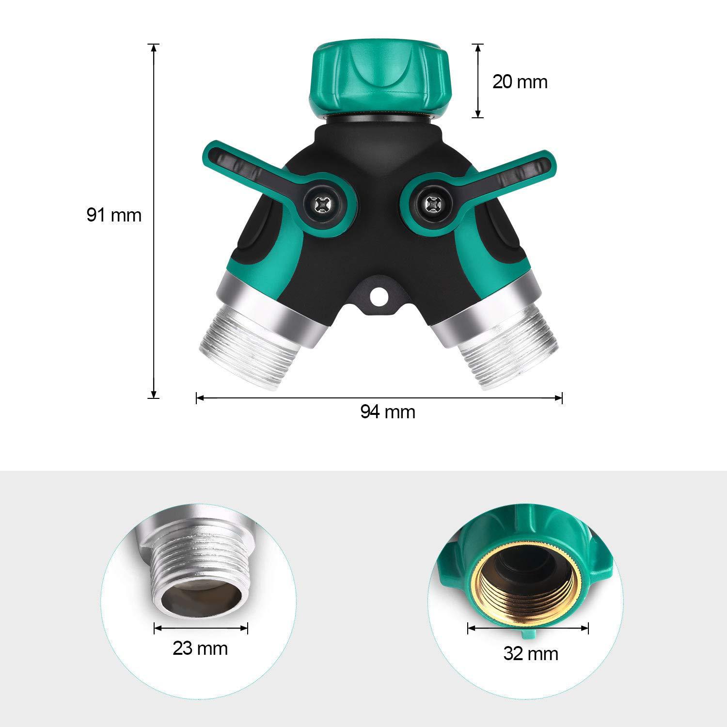 2 طريقة Y شكل موصل الخرطوم حدي - مراجعة Gardena Hose Comfort وسعره