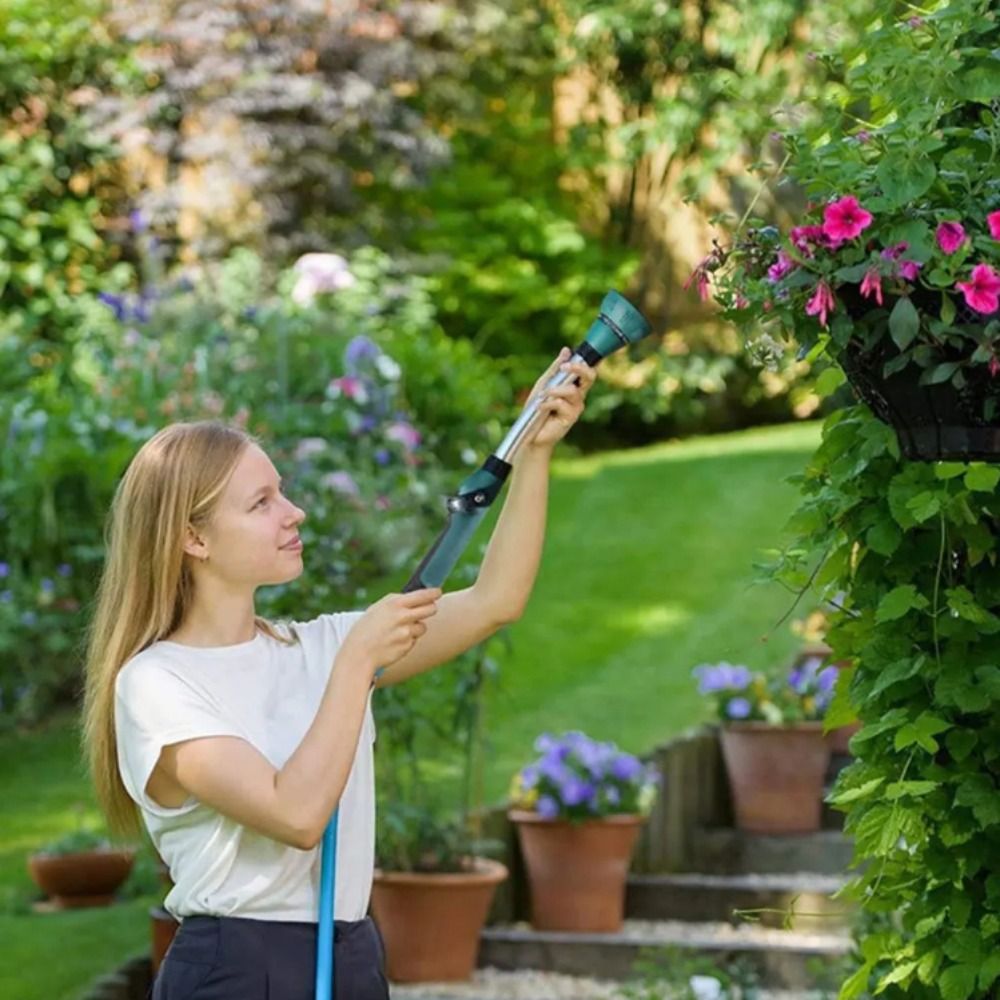 مقبض طويل خرطوم حديقة رذاذ دش  - مراجعة Gardena Hose Comfort وسعره