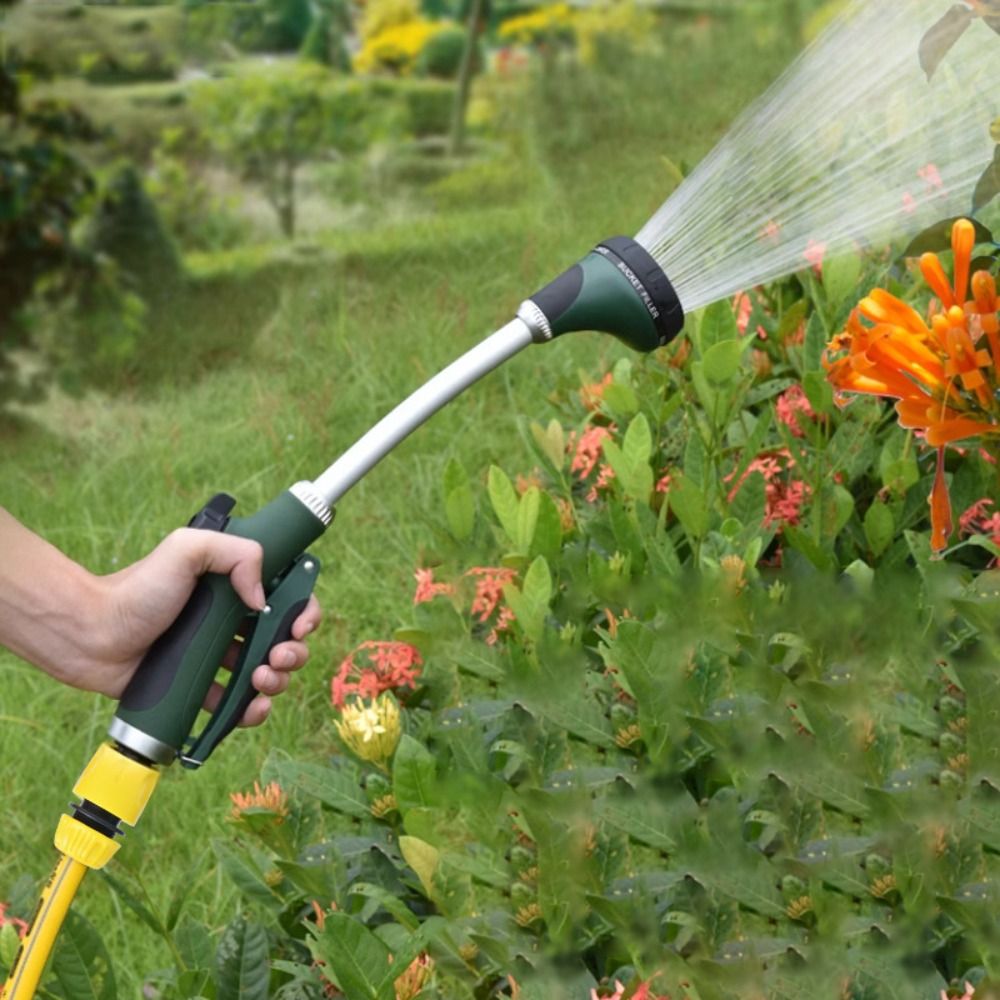 مقبض طويل خرطوم حديقة رذاذ دش  - مراجعة Gardena Hose Comfort وسعره